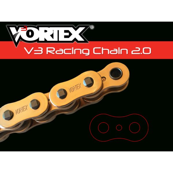 Vortex Racing V3 2.0 Chain 520SX3-114- Gold