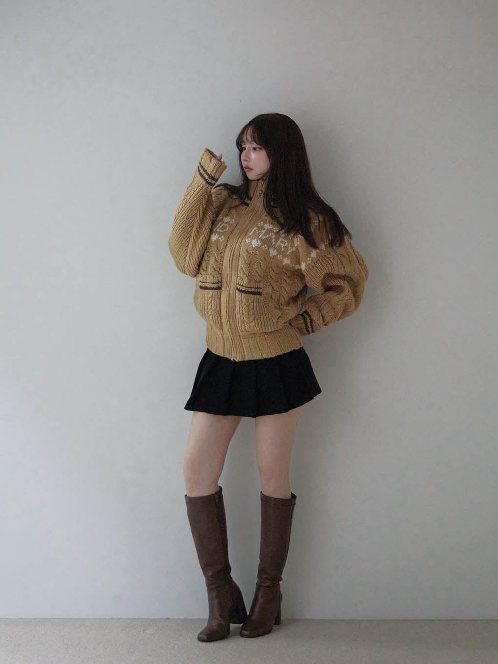 ANDMARY】Mary knit cowichan