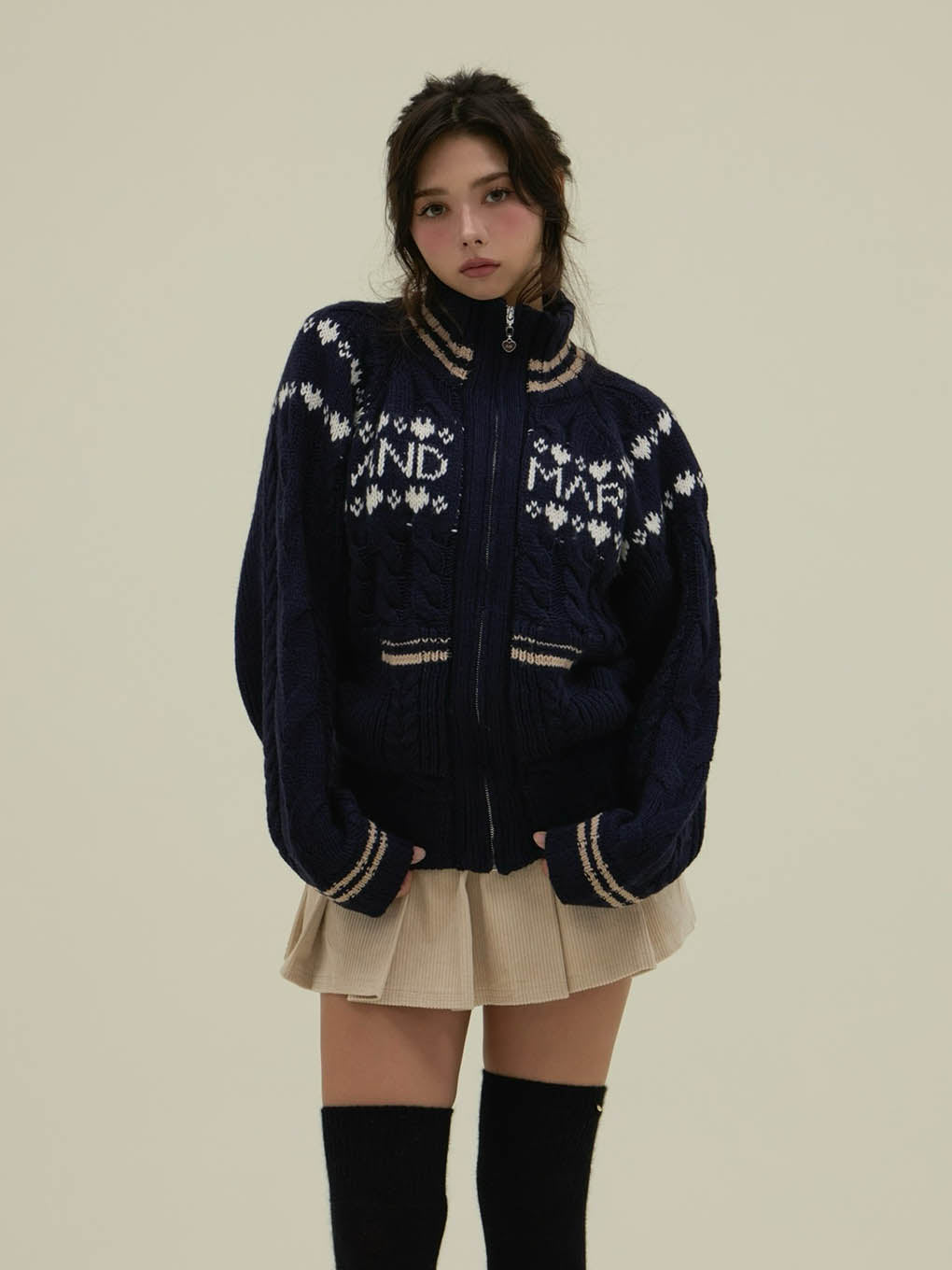 ANDMARY】Mary knit cowichan