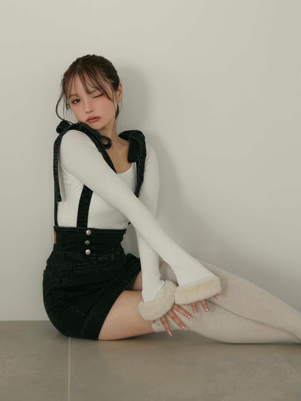 ANDMARY】Avery ribbon skirt