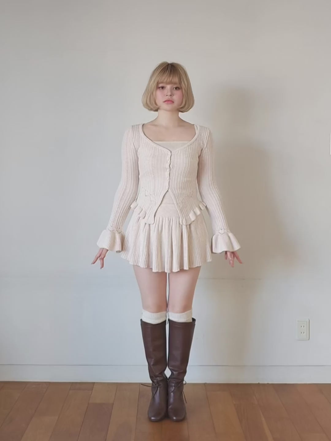 Heart crochet set up