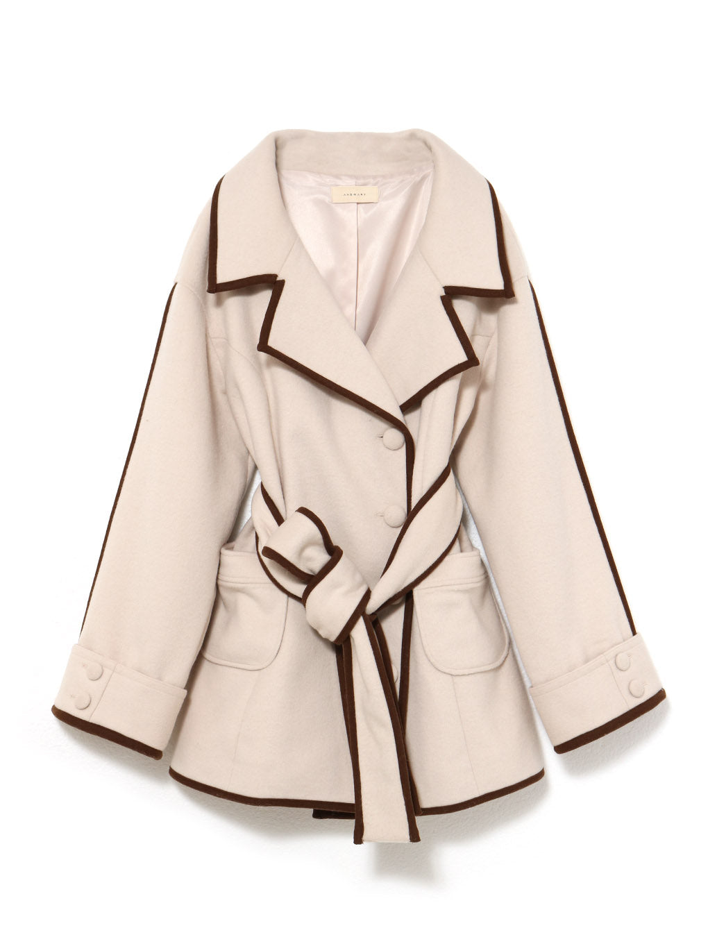 ANDMARY】Ange wool short coat