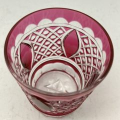 ヴァルサンランベール「切子硝子酒杯」《アンティックかとう》