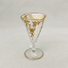 オールドバカラ「金彩リキュールグラス」《アンティックかとう》