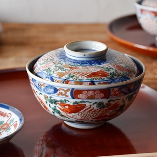 茶碗 蓋物 - 生活骨董と古布のアンティークショップ antique TANTRA