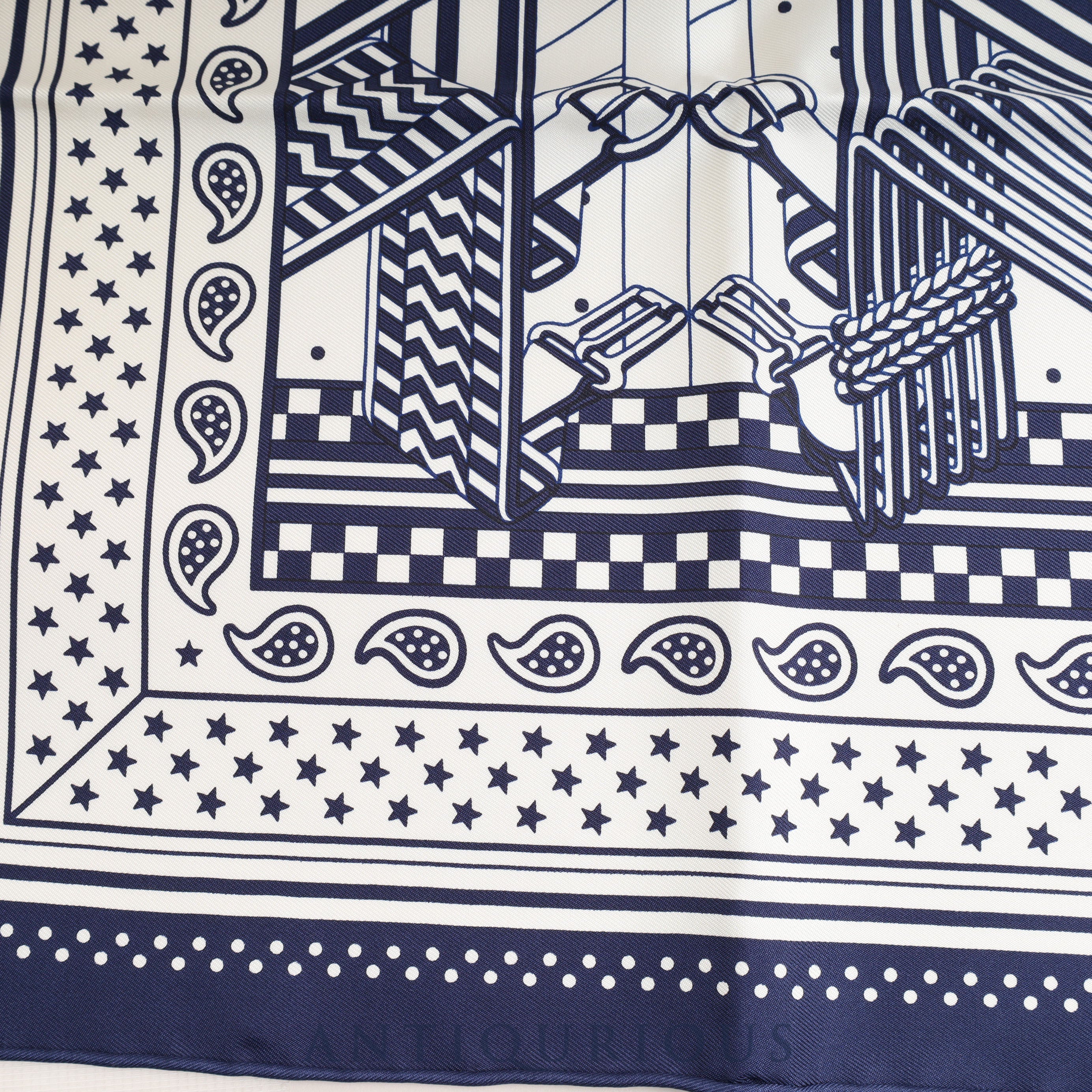 エルメス スカーフ カレ55 ジグザグのサングル | 東京銀座の