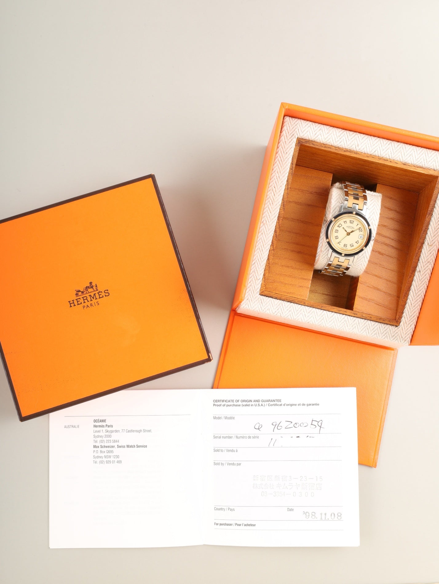 エルメス クリッパーの腕時計（HERMES）| 東京銀座のヴィンテージ