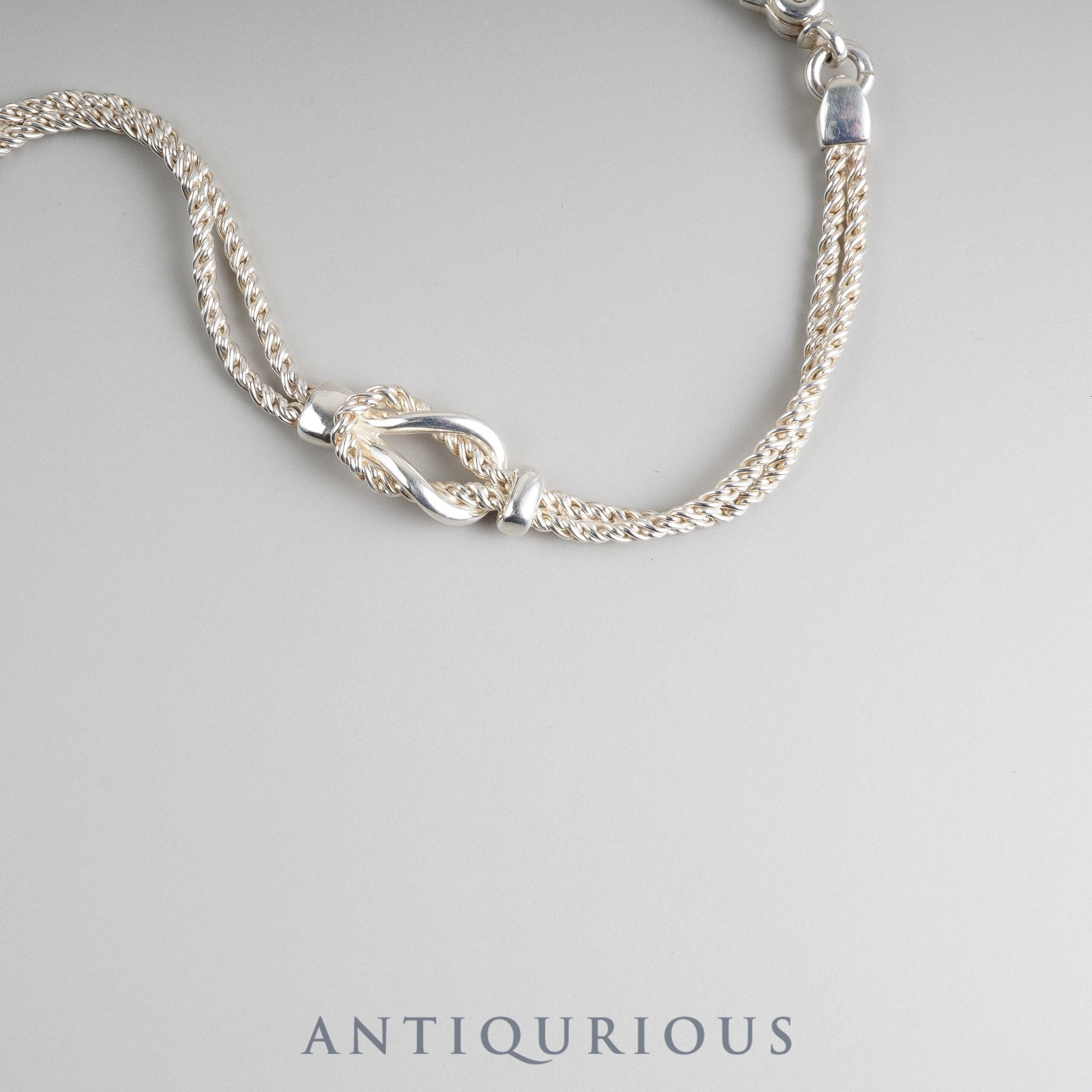 ティファニー ブレスレット センターノットダブルロープ SV925 | 東京