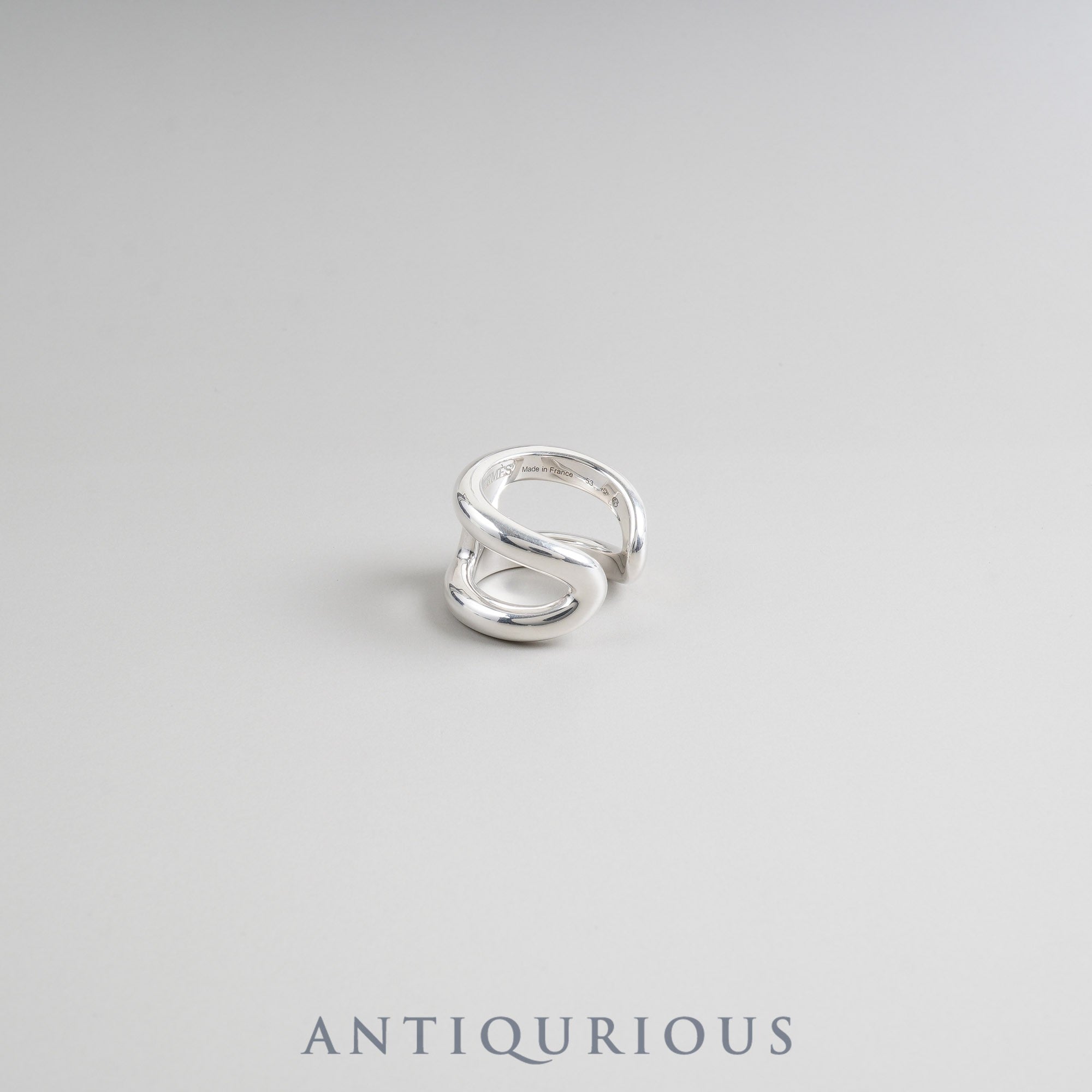 エルメス リング オスモズ GM スターリングシルバー #53 約12.5号 22年