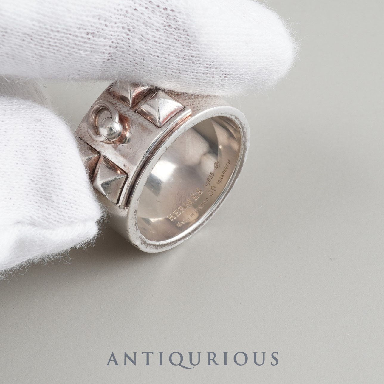 エルメス リング コリエドシアン #59 SV925 箱 | 東京銀座の