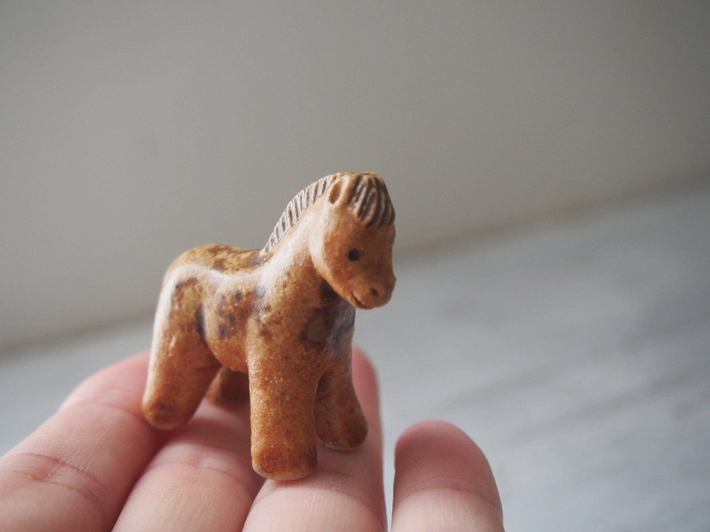 北欧ヴィンテージ Rutebo keramik 馬の置物 - a n t e n n a