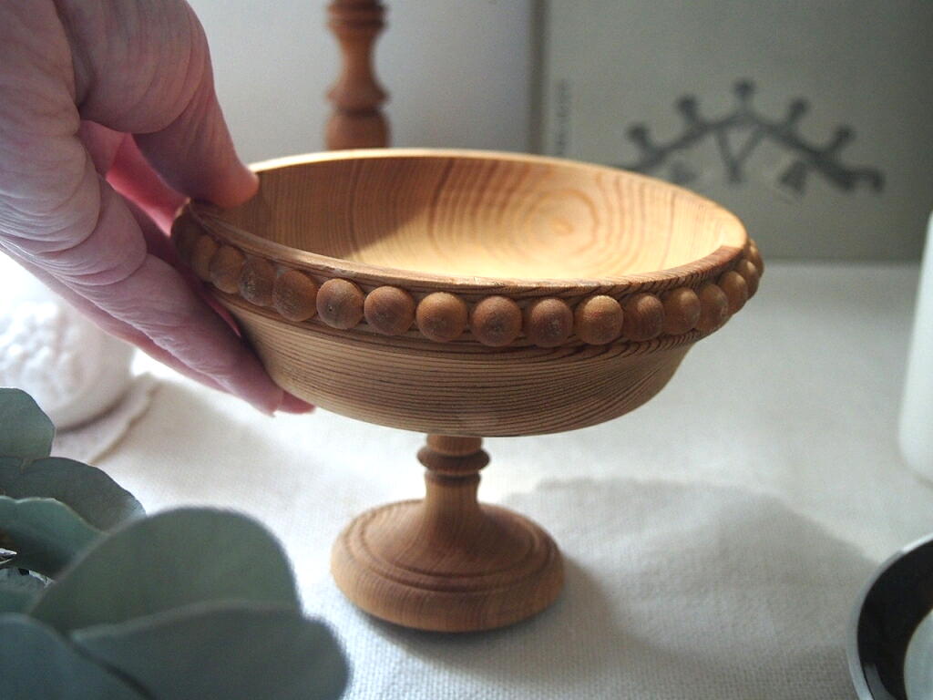 北欧ヴィンテージ雑貨 木製コンポート - a n t e n n a