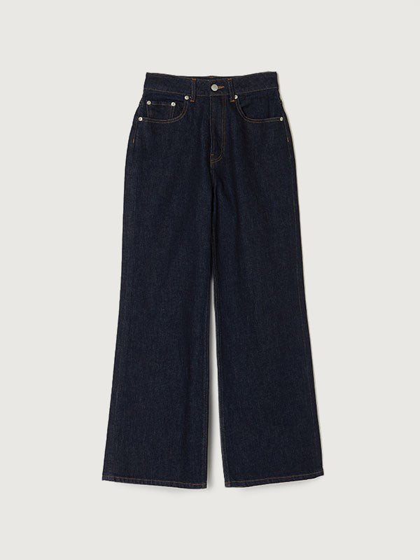 Wide leg denim