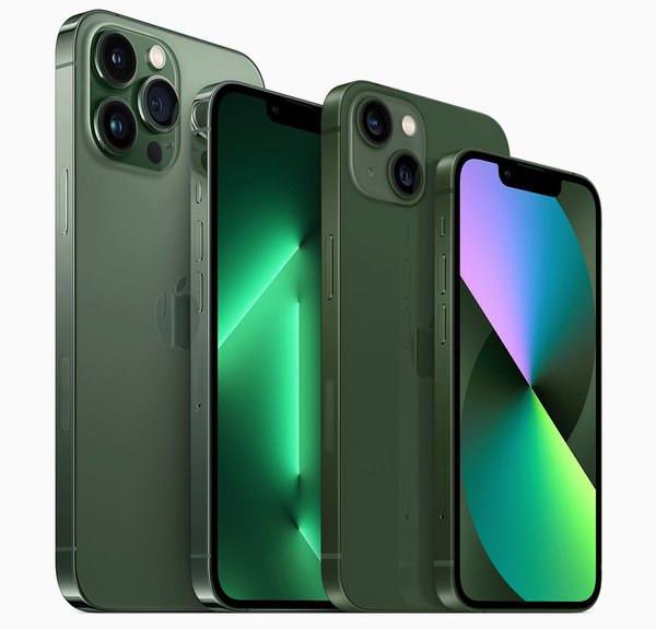 ASCII.jp：iPhone 13／13 Proにグリーンの新色が追加！ 18日に発売