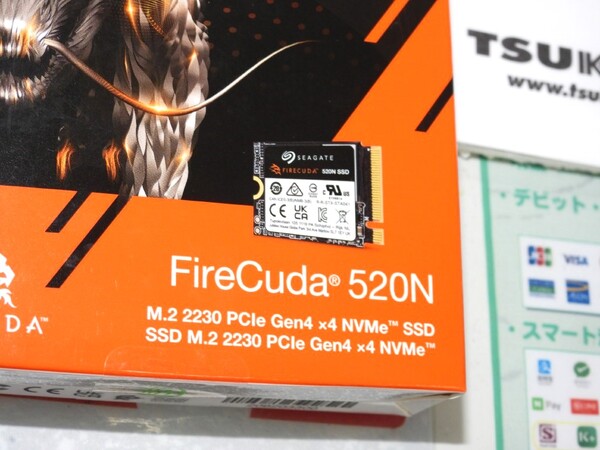ASCII.jp：2TBで約3cmの小型NVMe SSD「FireCuda 520N SSD」がSeagate