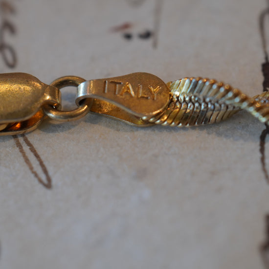 シルバー925 イタリア ヴィンテージ ブレスレット ツイスト | 芦屋Antico