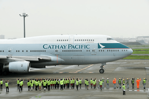キャセイパシフィック航空、羽田発CX543便でボーイング 747-400型機