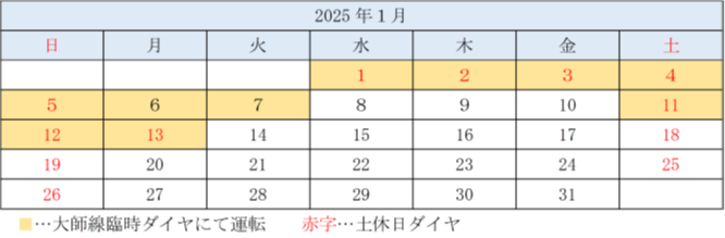 京急、電車とバスで年末年始の特別ダイヤ。大晦日は終夜運転なし、大師