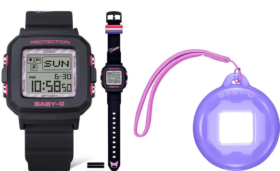 BABY-G 30周年×クロミ、腕時計とデコれるチャームの2WAYモデル登場