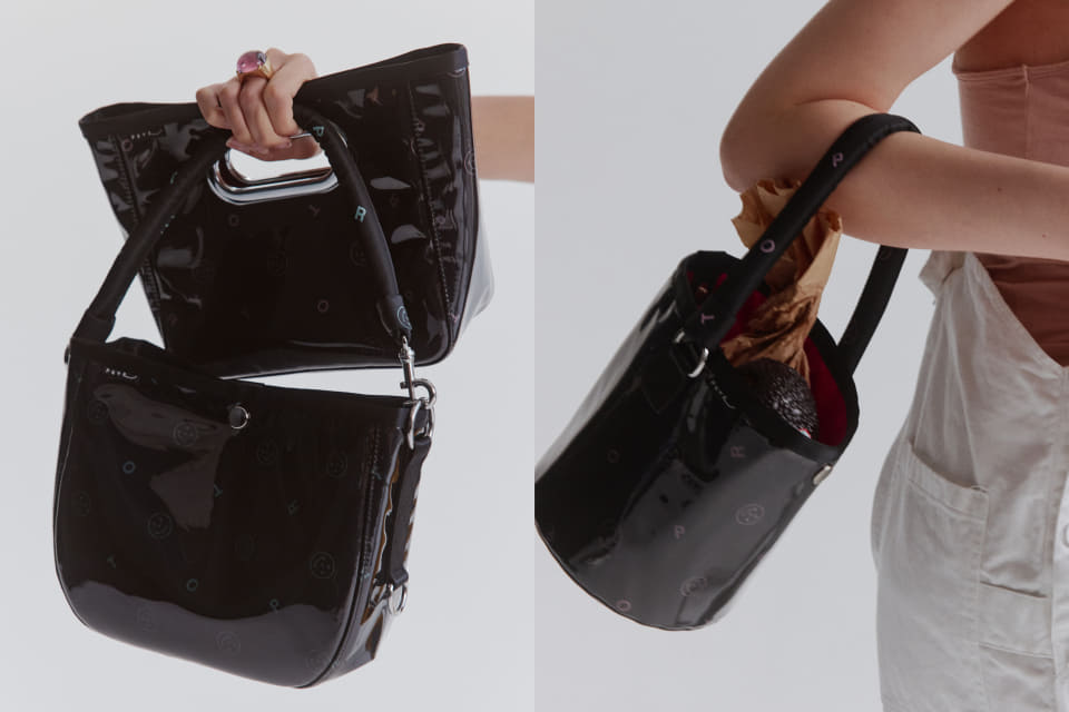 吉田カバン、POTRの新作「GLOSS」を10月31日発売。艶やかなPVC素材