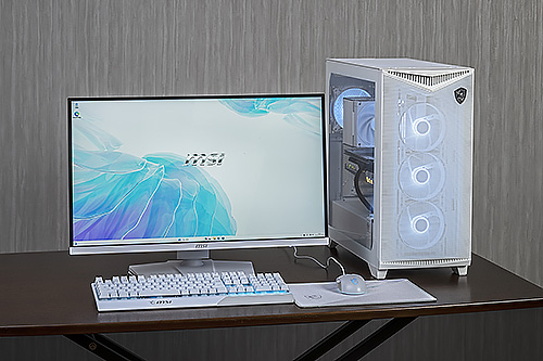 真っ白な27インチ/4K/160Hz対応ゲーミングモニター「MSI MAG 274URFW