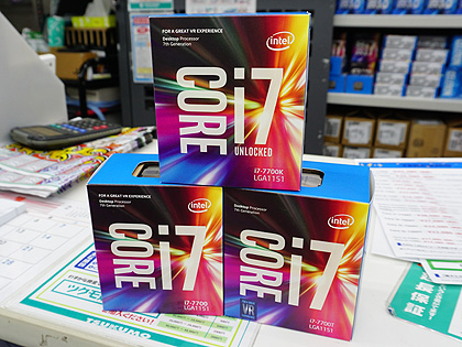 Intelの最新CPU「Kaby Lake-S」が遂に登場、最上位のCore i7-7700Kは実