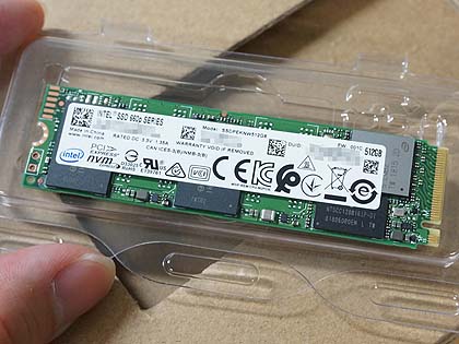 QLC NAND採用のNVMe SSD「Intel SSD 660p」がデビュー、2TBは実売