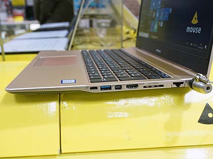 Core i7や狭額ベゼル採用の15.6型ノート「m-Book B508H」が発売