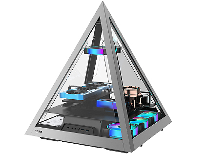 AZZAのピラミッド風PCケース「PYRAMID 804」など3モデル発売 - AKIBA