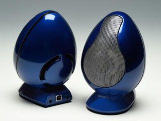 Olasonicの卵型ハイレゾUSBスピーカー「TW-S9」に、新色サファイア