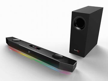 ハイレゾ対応のUSB搭載ゲーミングサウンドバー「Sound BlasterX KATANA