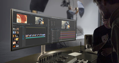 LG、49型/32:9で幅1.2mの曲面ウルトラワイドディスプレイ。HDR10対応