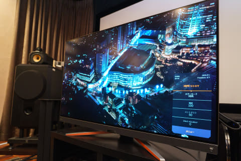 最強書斎モニタ!?“有機EL”搭載BenQ「EX480UZ」でゲームと映画を満喫