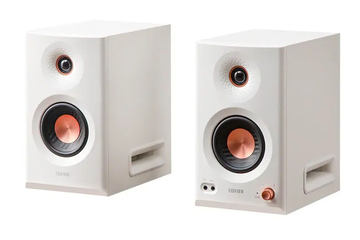 EDIFIER、ヴィンテージラジオ風Bluetoothスピーカーに黒と白のカラバリ