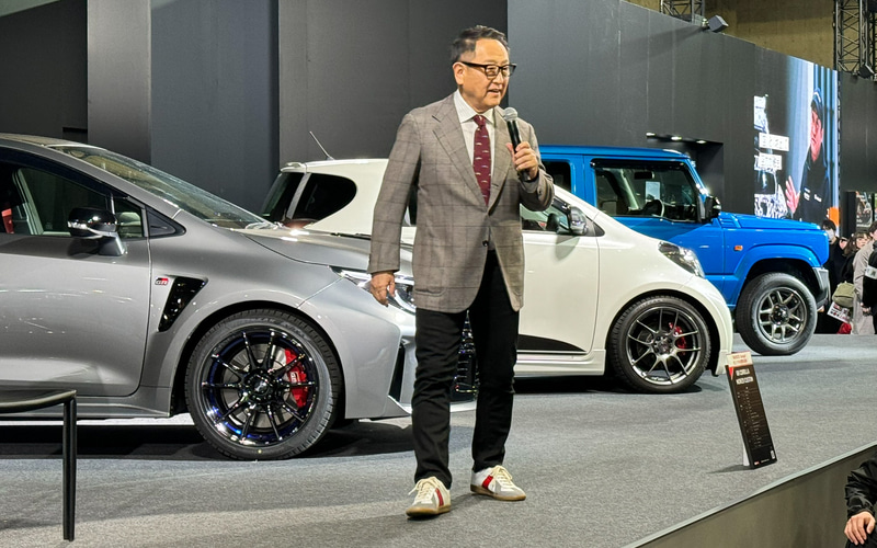 トヨタ豊田章男会長、“普通のクルマ好きのおじさん”として東京オート