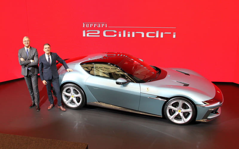 フェラーリ、新型「12Cilindri（ドーディチ・チリンドリ）」日本初公開