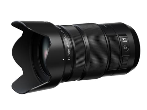 富士フイルム、静止画・動画ハイブリッドの電動ズーム式レンズ「XF18