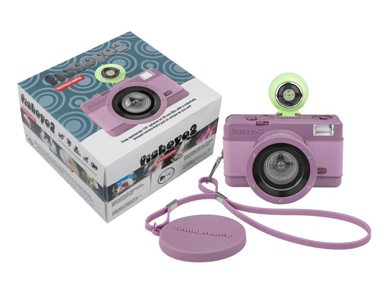ロモグラフィーの魚眼フィルムカメラに新色登場…「Fisheye No. 2 Grape