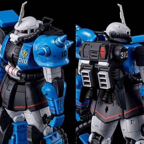 ブルーが輝く専用カラーでプラモデル化！ 「RG 1/144 MS-06R-1A ユーマ