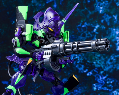 夜間戦闘仕様をクリアパーツで再現。「ヱヴァンゲリヲン新劇場版：序