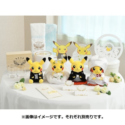 婚礼姿「ピカチュウ」のぬいぐるみが5月12日より発売 - GAME Watch