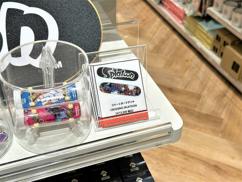 Nintendo OSAKA】「スプラトゥーン」のスケボーデッキ登場！ TOKYO展開