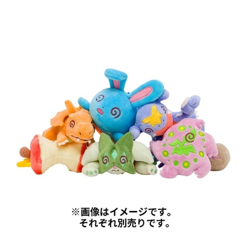目を回した顔が可愛い「ポケモンマスコットちからつきた」シリーズが