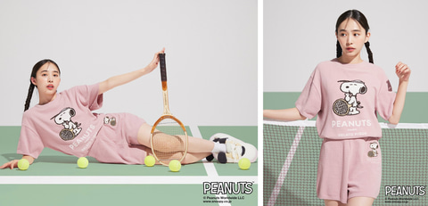 ルームウェアブランド「gelato pique」と「PEANUTS」がコラボ