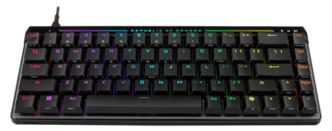 ASUS、ROG初のラピッドトリガー対応ゲーミングキーボード「ROG