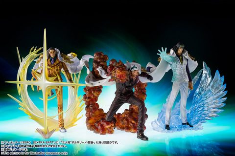 フィギュアーツZEROの「ワンピース」海軍“三大将”フィギュアがAmazonで