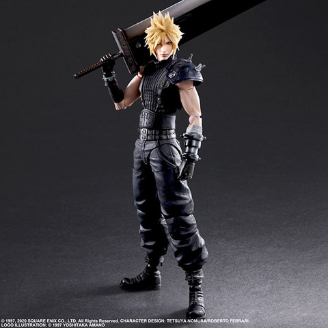 FFVII REMAKE」より、可動フィギュア「PLAY ARTS改 クラウド・スト