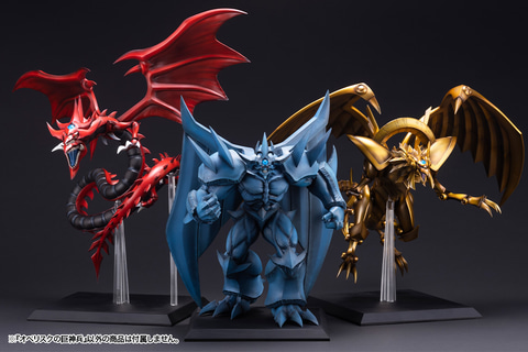 神が降臨する！ 「遊☆戯☆王デュエルモンスターズ」より三幻神が立体
