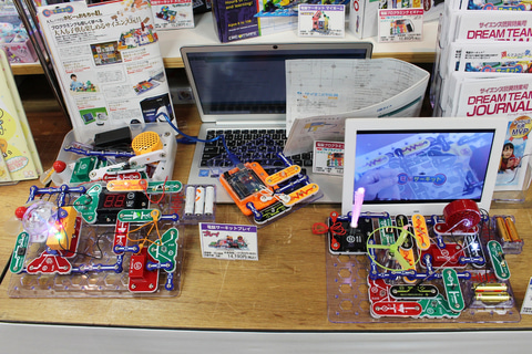 電子部品の接続にスナップボタンを採用。電子回路やプログラミングを