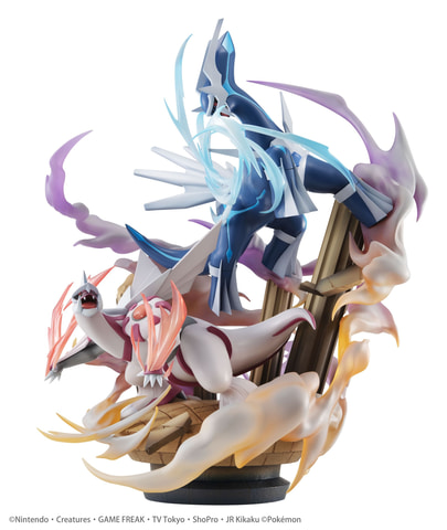 全高約340mmの迫力！ 伝説のポケモン「ディアルガ＆パルキア」がG.E.M.